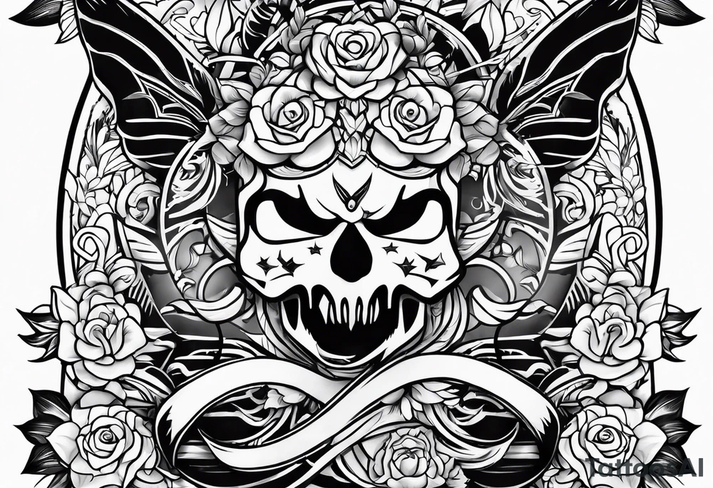 just the number 808 tattoo idea