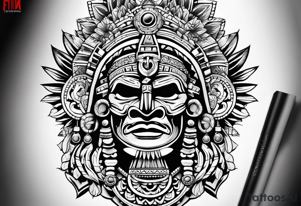 Aztec tattoo idea