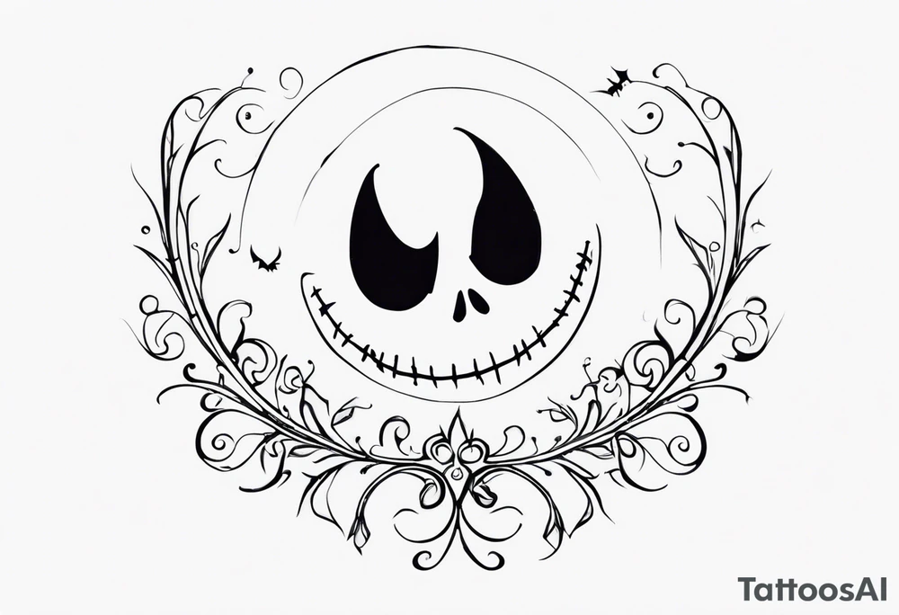 jack skellington tattoo idea