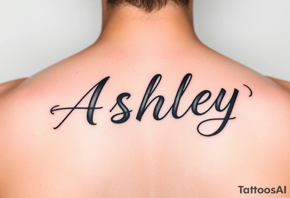 Name
Tattoo: ASHLEY in script tattoo idea