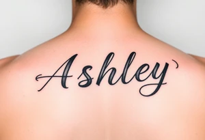 Name
Tattoo: ASHLEY in script tattoo idea
