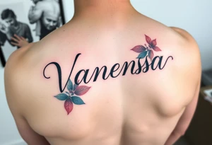 Name Vanessa tattoo idea