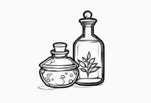 Potion Bottle tattoo idea