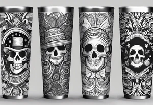 20 oz tumbler banner design, candy, minimalist, spellbound, voodoo, moon, stars, Halloween tattoo idea