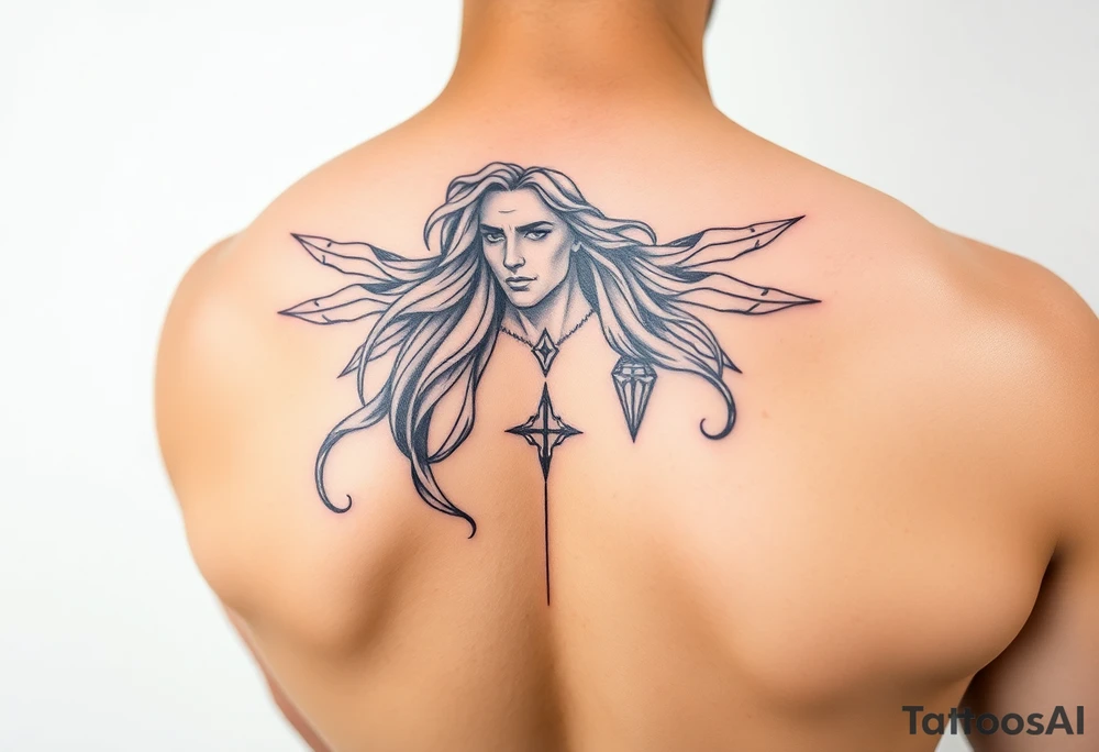 virgo male tattoo idea