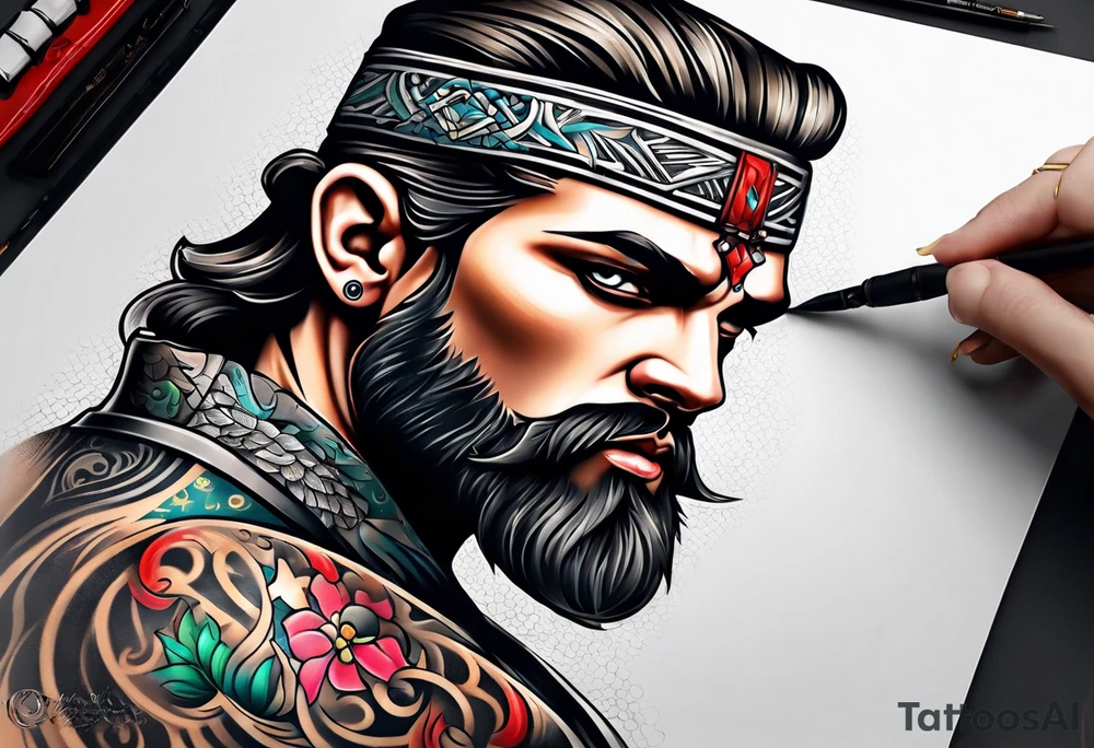 ulster hand tattoo idea