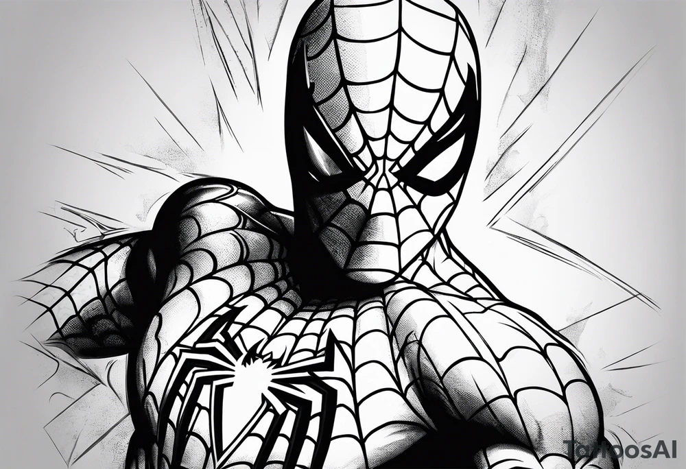 Spiderman tattoo idea