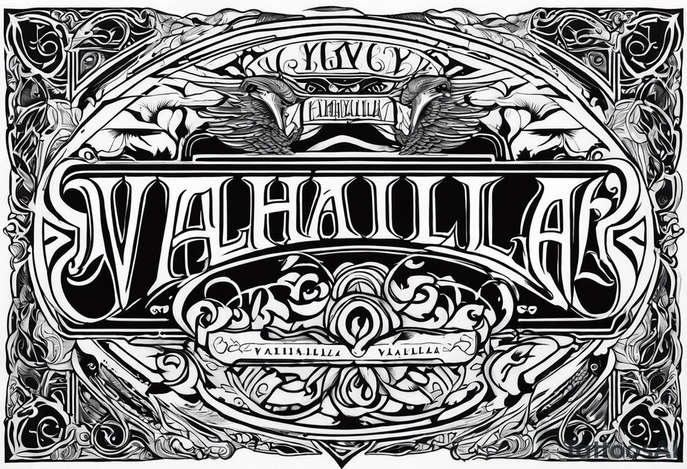 Valhalla tattoo idea
