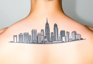 Atlanta skyline tattoo idea