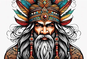 an indian tribe ,the naga sadhu tattoo idea