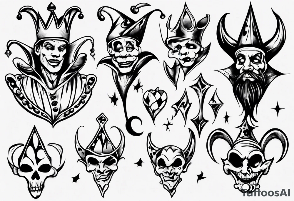 Court Jester tattoo idea