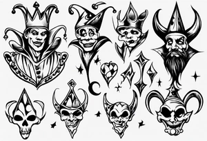 Court Jester tattoo idea