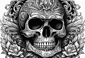 Skull tattoo idea