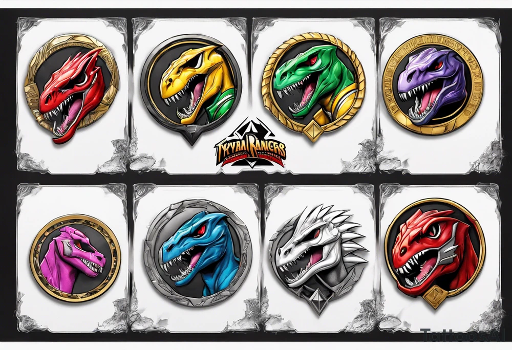 mighty morphin power rangers
tyrannosaurus coin
Christopher tattoo idea