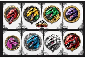 mighty morphin power rangers
tyrannosaurus coin
Christopher tattoo idea