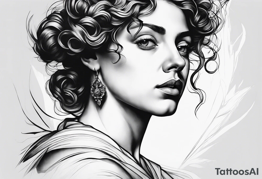 Caravaggio painting realistic tattoo tattoo idea