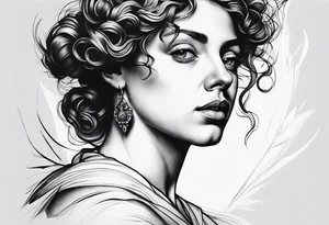 Caravaggio painting realistic tattoo tattoo idea