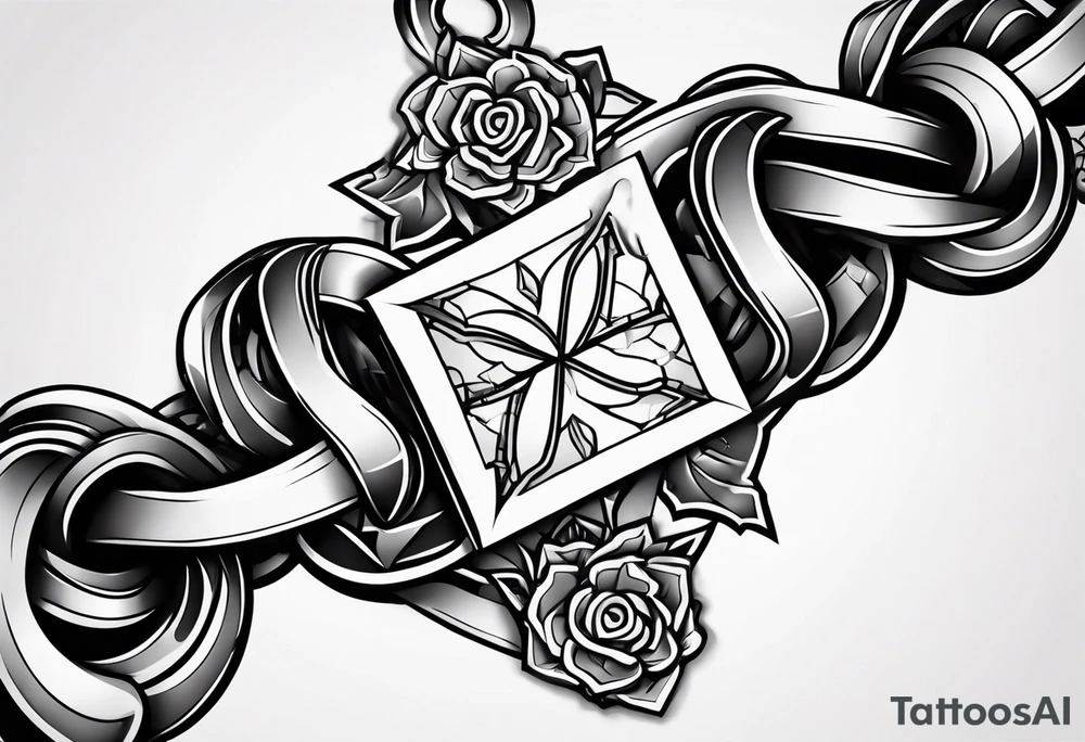tattoo broken chain tattoo idea