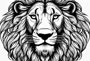 I am the lion and my wife and 2 childrens are aries tattoo idea
