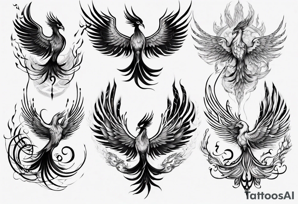 Phoenix tattoo idea