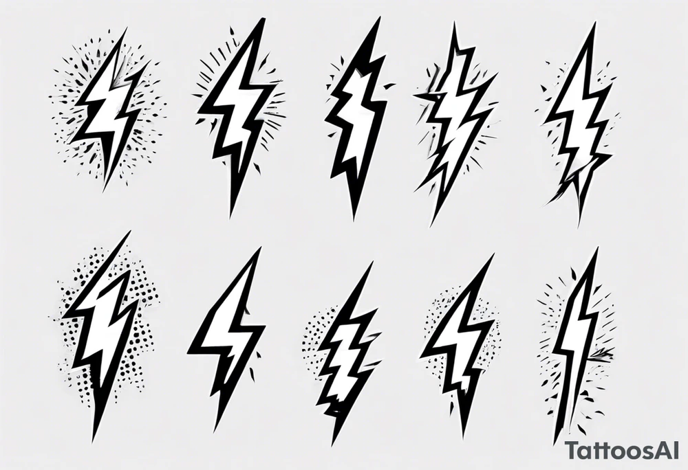 lightning bolt tattoo idea