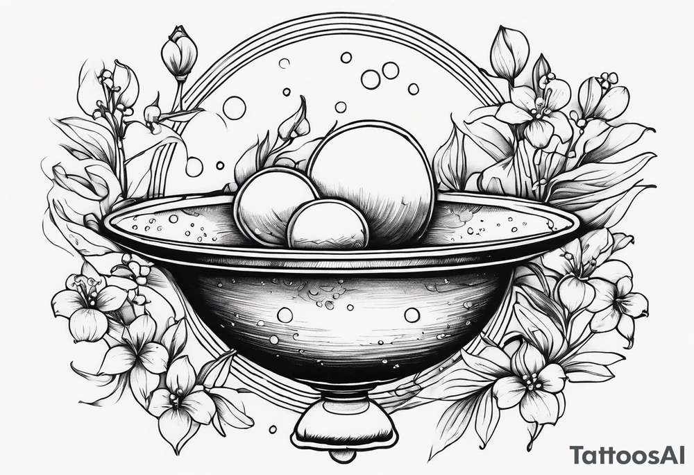 Lilly of the valley and Saturn tattoo idea