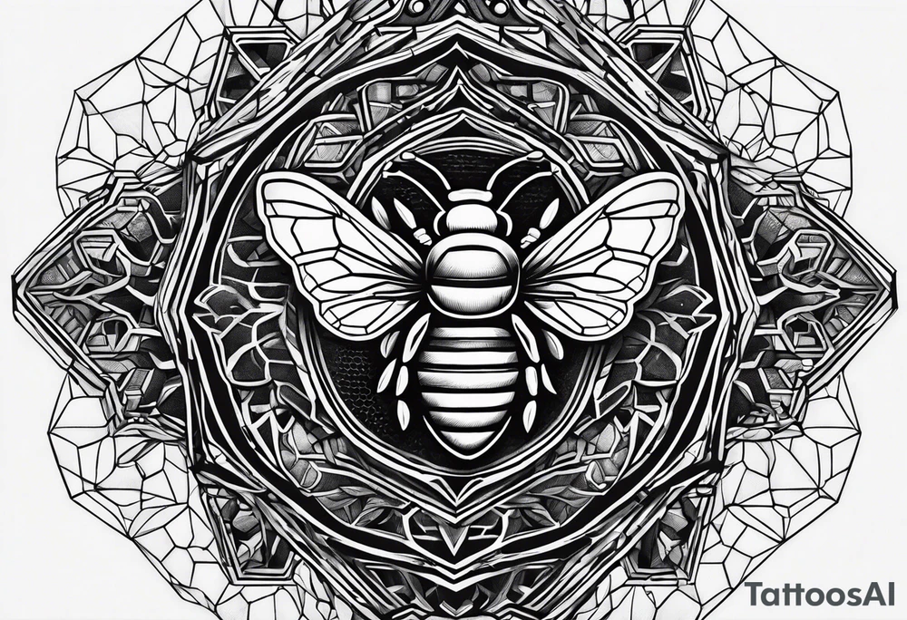 a bee hive tattoo idea