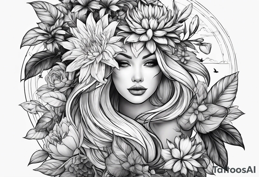 concept design, nature, no animals or flowers tattoo idea concept design, nature, no animals or flowers tattoo idea