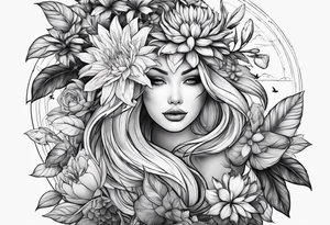 concept design, nature, no animals or flowers tattoo idea