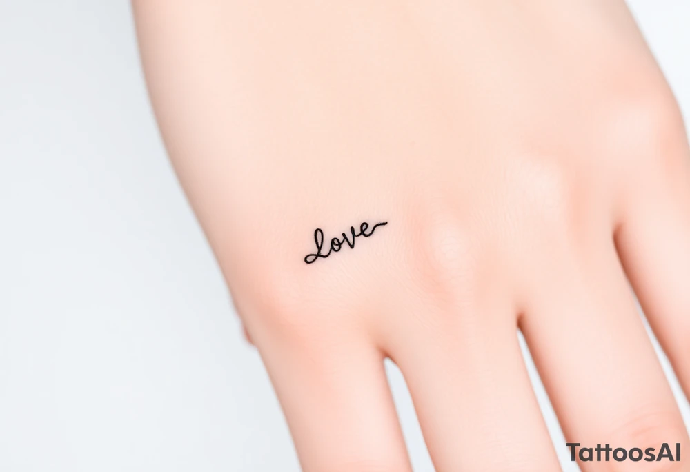 simple and elegant black ring with a delicate engraving of the wedding date or the partners' initials tattoo idea