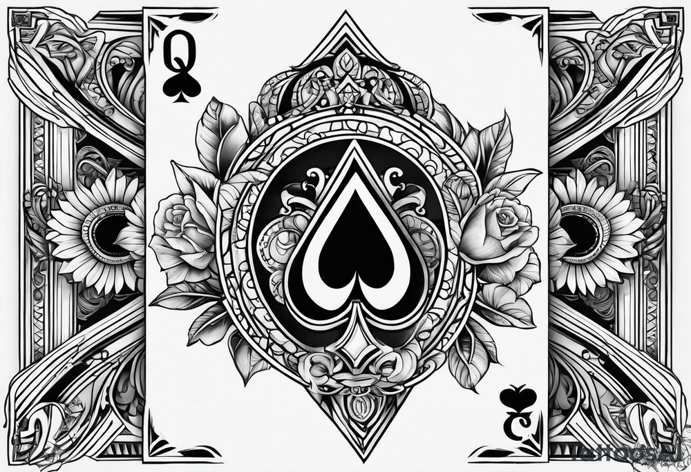 The Queen of Spades tattoo idea