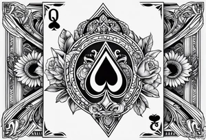 The Queen of Spades tattoo idea