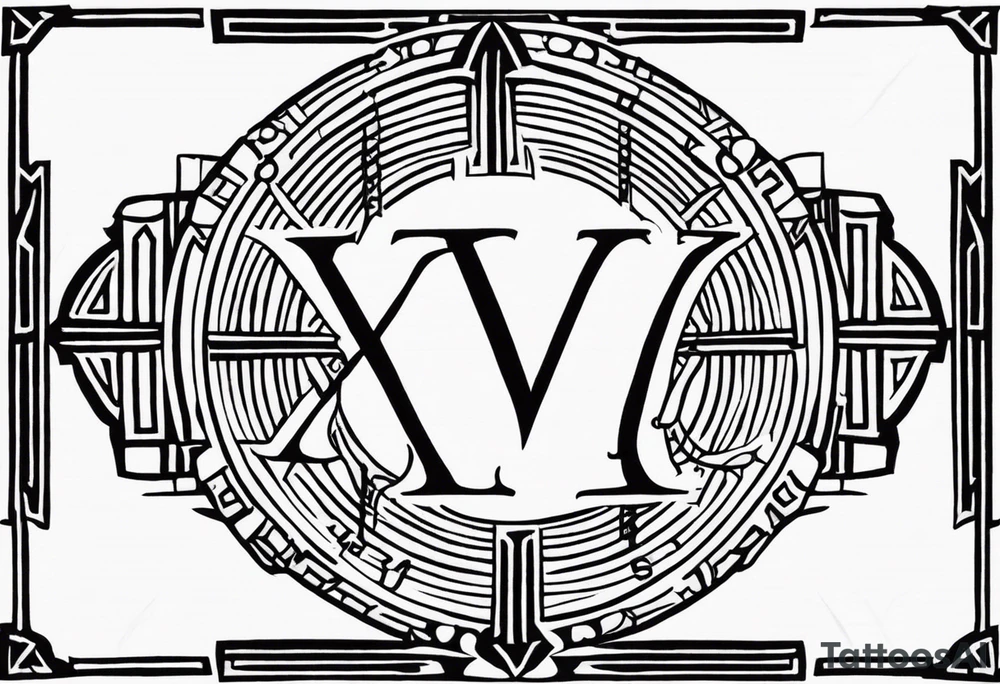 XIX roman numerals. it should be very simple tattoo idea