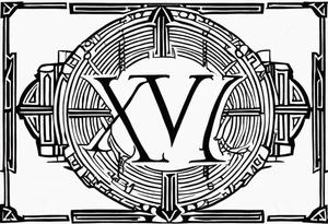 XIX roman numerals. it should be very simple tattoo idea