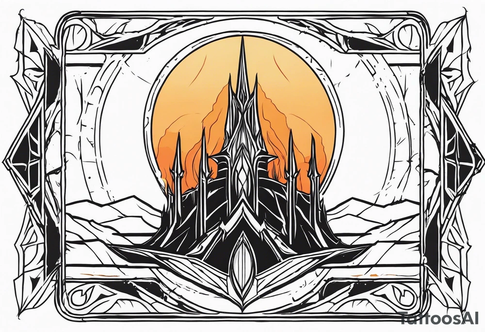 Sauron tattoo idea