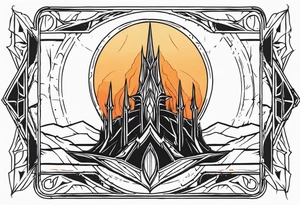 Sauron tattoo idea