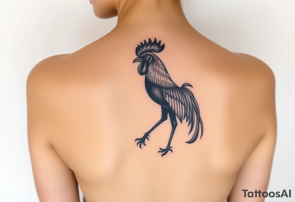 Beautiful big black cock tattoo idea