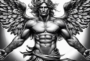 icarus classical design tattoo idea