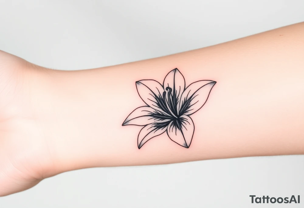 Bosnia lily tattoo idea