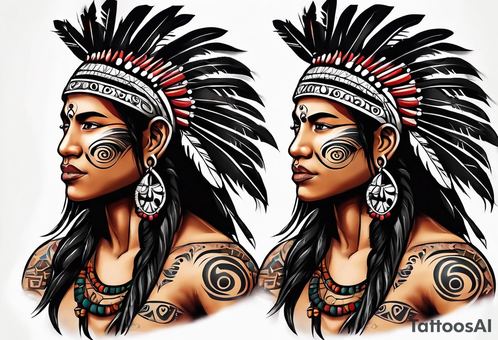 Taino indian tattoo idea