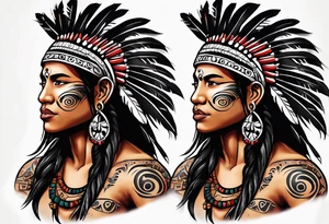 Taino indian tattoo idea