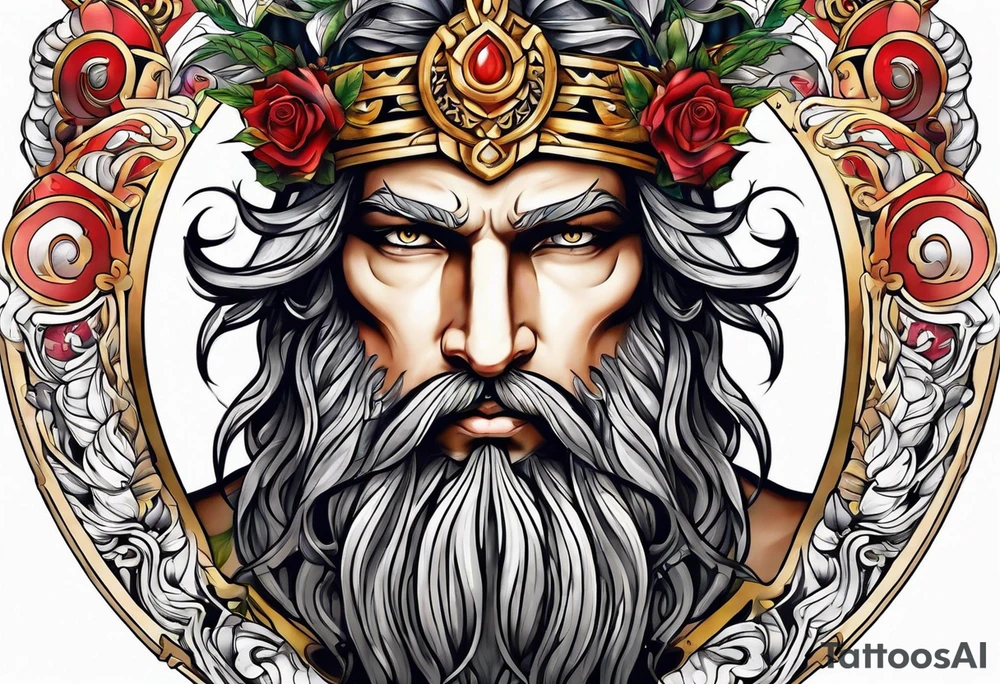 Greek god tattoo idea