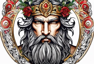 Greek god tattoo idea