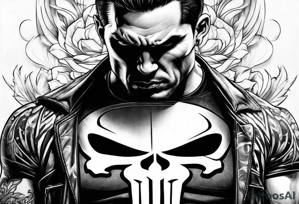 punisher tattoo idea