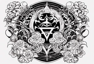 I want chest tattoo for men in japanese style . Tattoo may include some symbols from these themes : gemini , snake,compas,travel, born 1989, thailand, ukraine , listen tattoo idea