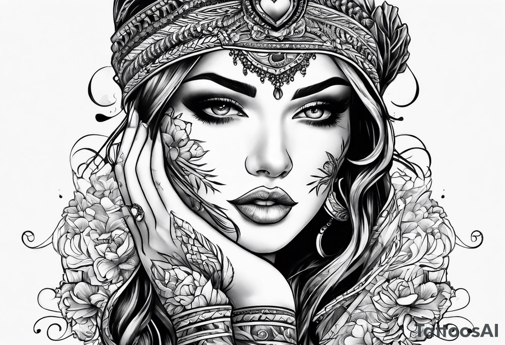 Let our Scars Fall in Love tattoo idea