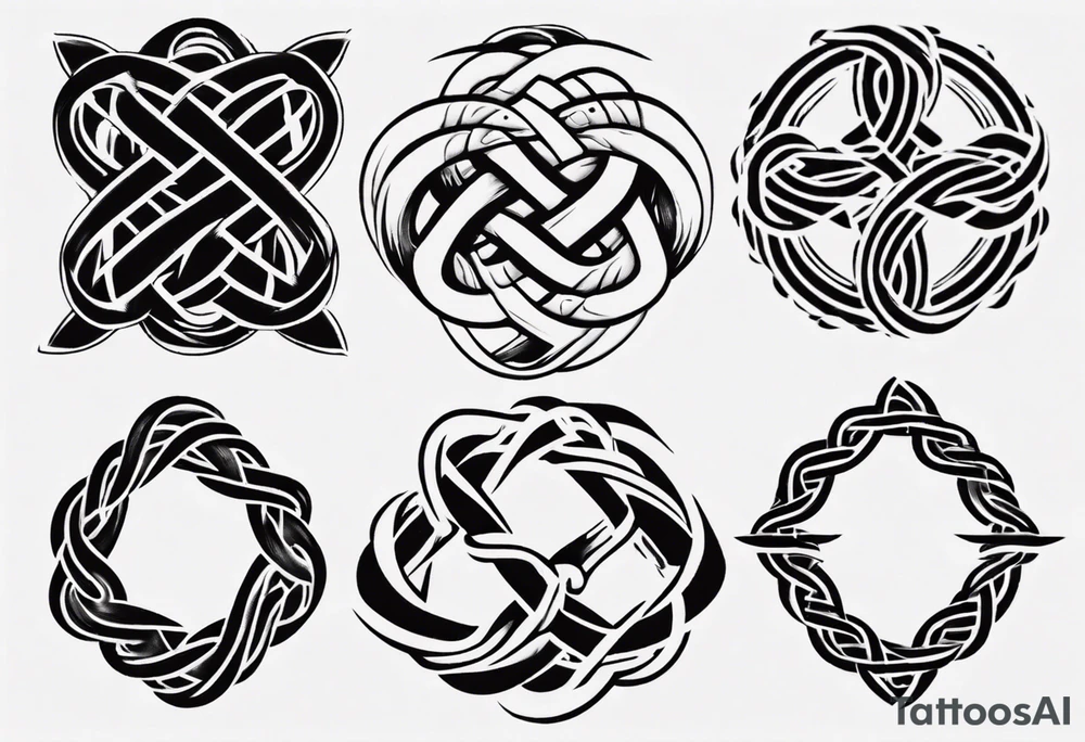 fathers knot tattoo idea