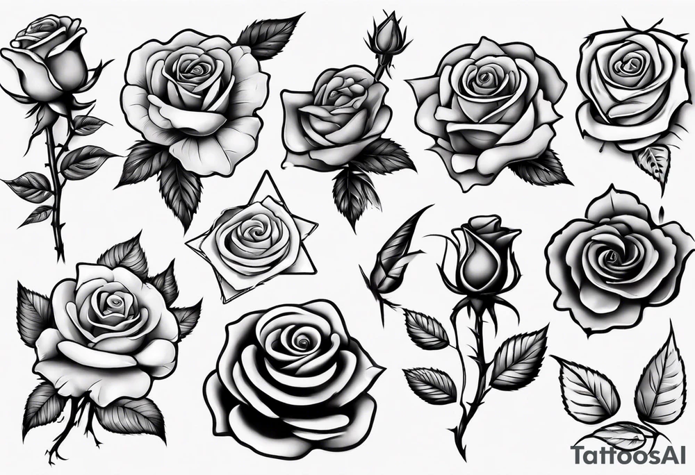 Rose tattoo idea