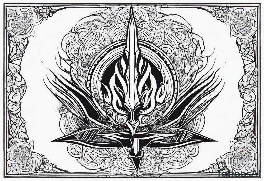 trident tattoo idea