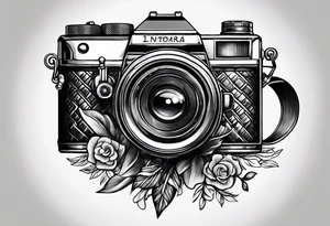 camera tattoo idea